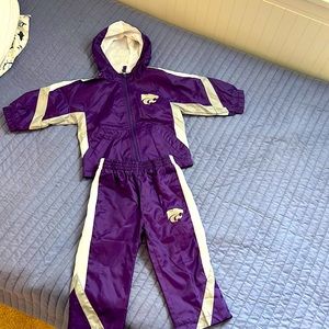 Kansas State toddler wind breaker, size 18 months